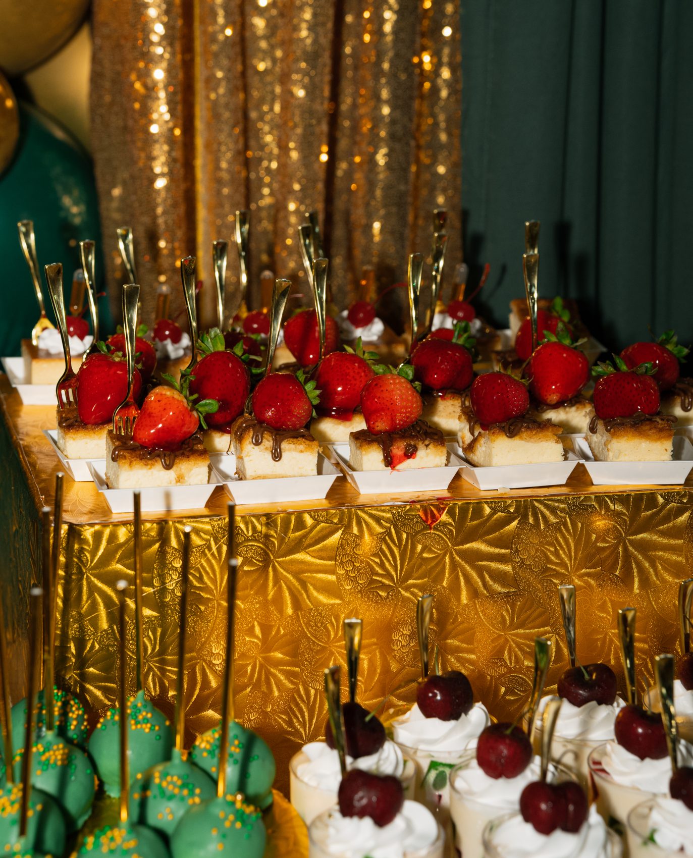 Dessert display table