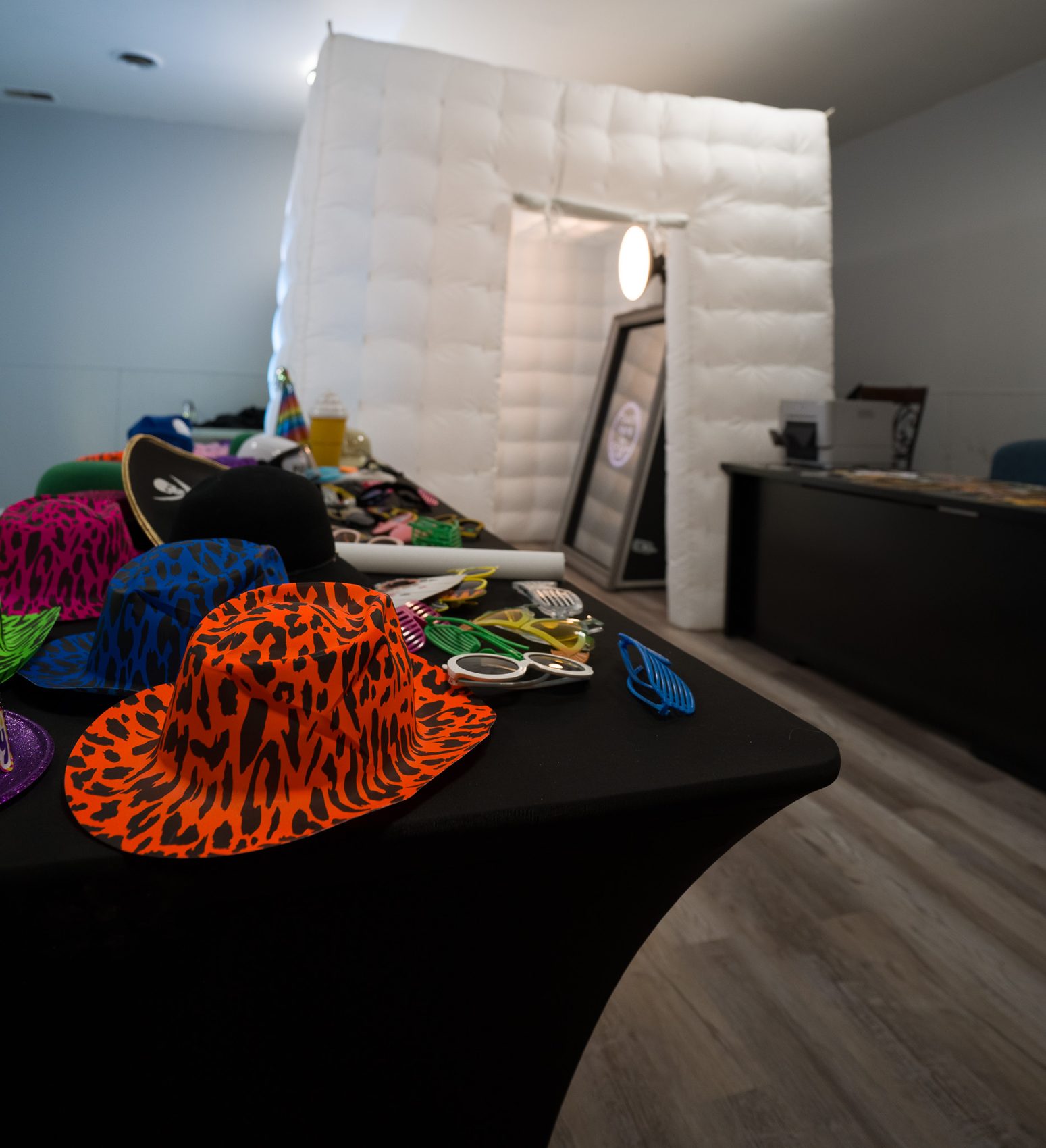 Photo booth with props