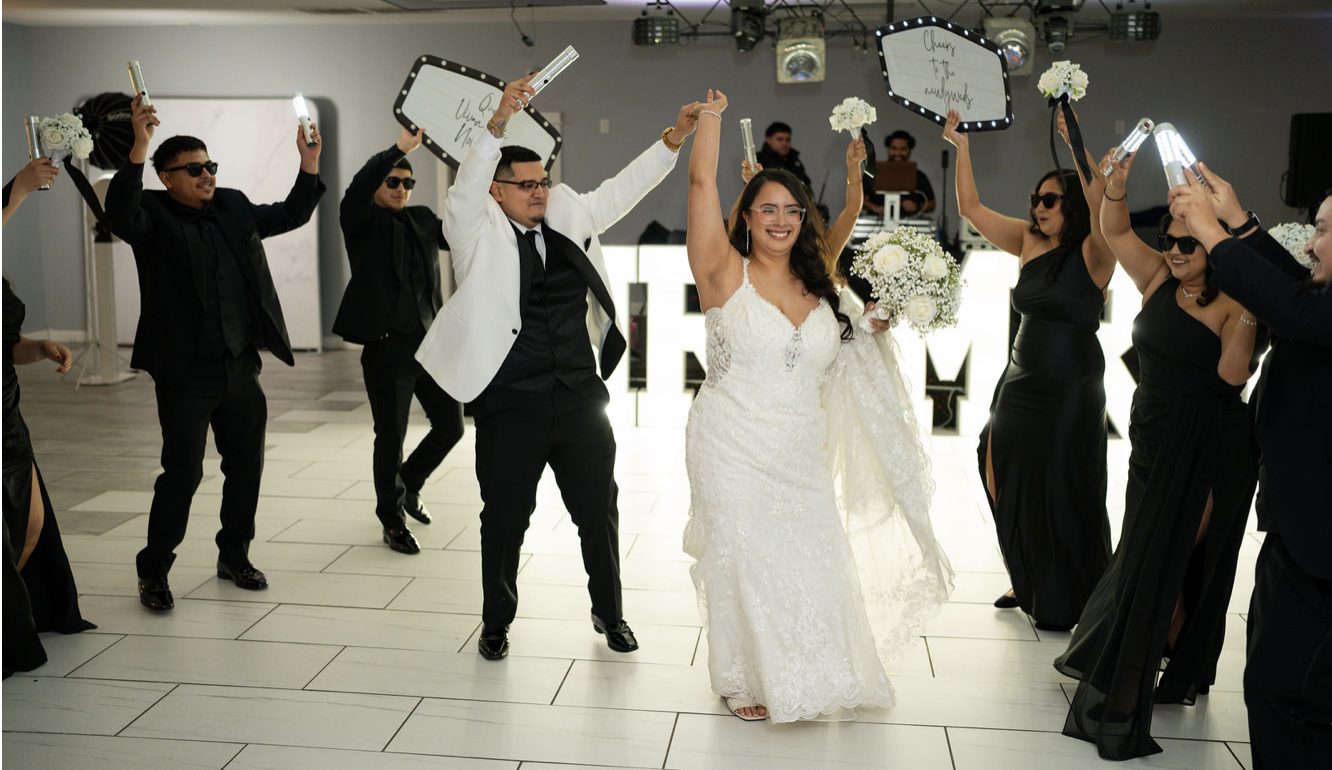 Wedding grand entrance